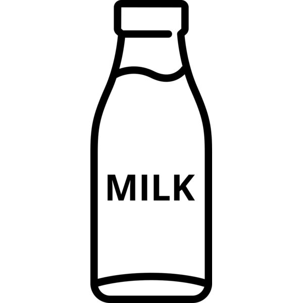 Milk in a bottle Miniaturansicht